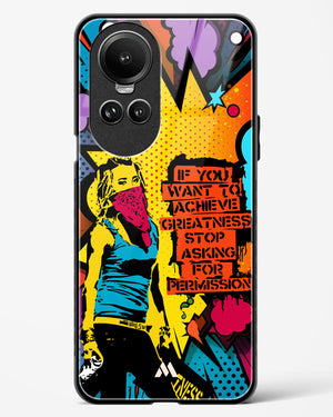 Stop Asking Permission Glass Case Phone Cover (Oppo)