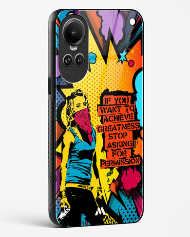 Stop Asking Permission Glass Case Phone Cover (Oppo)