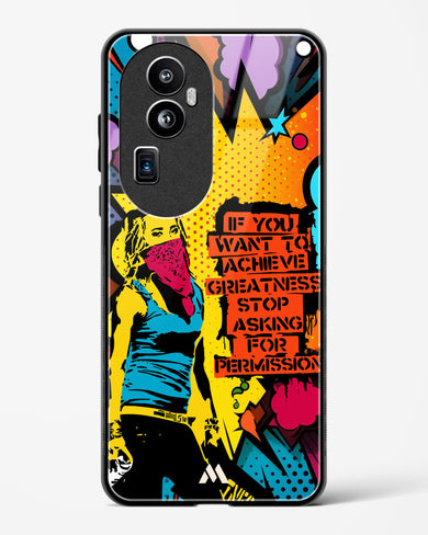 Stop Asking Permission Glass Case Phone Cover (Oppo)