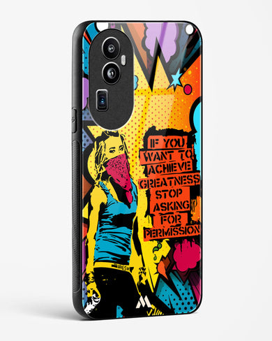 Stop Asking Permission Glass Case Phone Cover (Oppo)