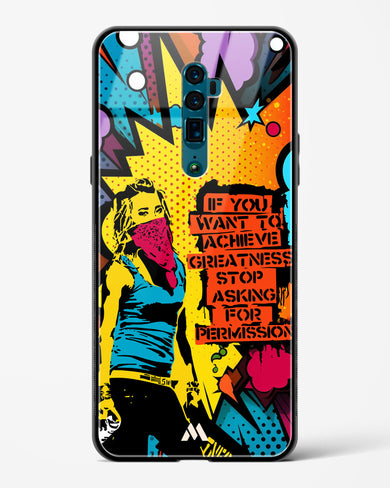 Stop Asking Permission Glass Case Phone Cover (Oppo)