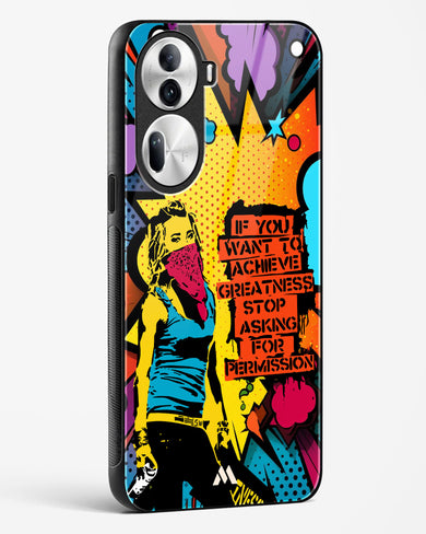 Stop Asking Permission Glass Case Phone Cover (Oppo)