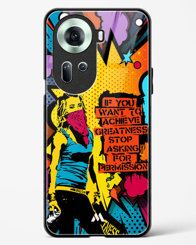 Stop Asking Permission Glass Case Phone Cover (Oppo)