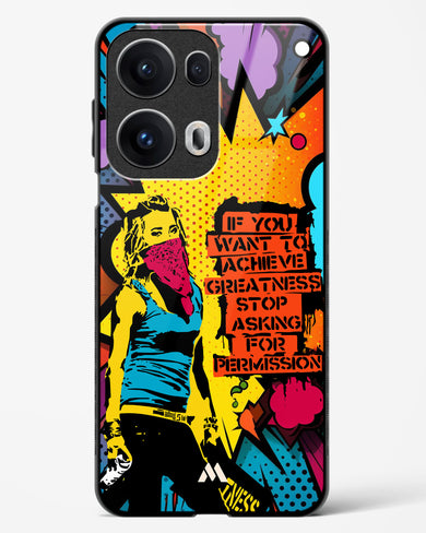 Stop Asking Permission Glass Case Phone Cover (Oppo)