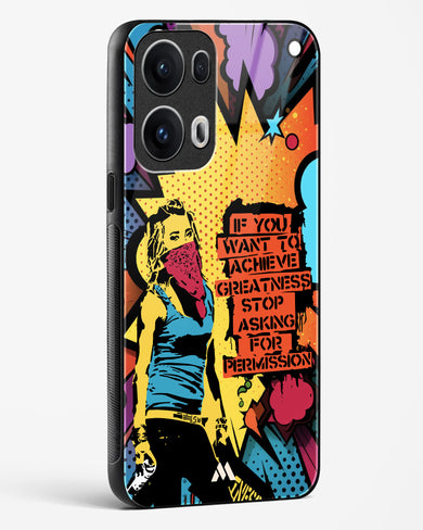 Stop Asking Permission Glass Case Phone Cover (Oppo)