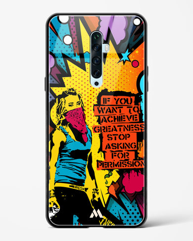 Stop Asking Permission Glass Case Phone Cover (Oppo)