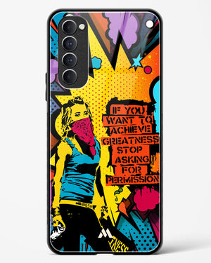 Stop Asking Permission Glass Case Phone Cover (Oppo)