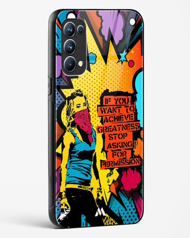 Stop Asking Permission Glass Case Phone Cover (Oppo)