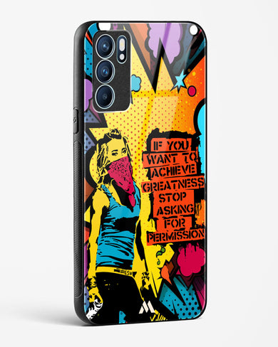 Stop Asking Permission Glass Case Phone Cover (Oppo)