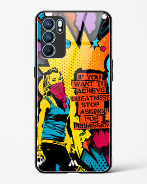 Stop Asking Permission Glass Case Phone Cover (Oppo)