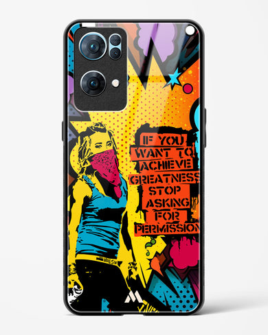 Stop Asking Permission Glass Case Phone Cover (Oppo)
