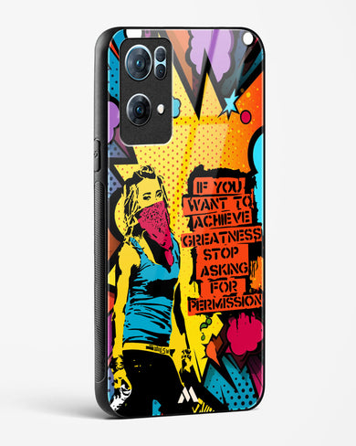 Stop Asking Permission Glass Case Phone Cover (Oppo)