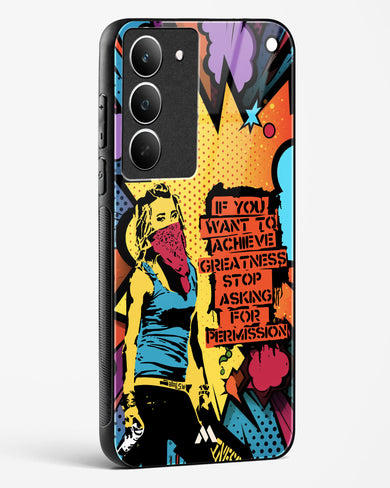 Stop Asking Permission Glass Case Phone Cover (Realme)