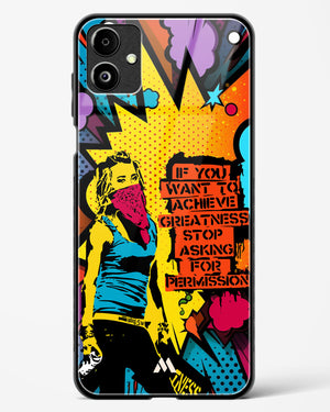 Stop Asking Permission Glass Case Phone Cover (Samsung)