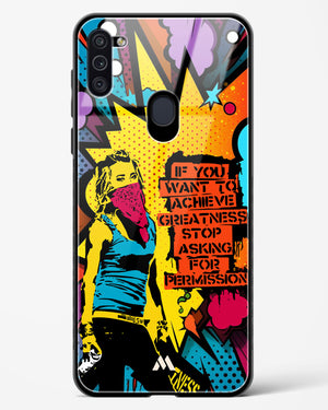 Stop Asking Permission Glass Case Phone Cover (Samsung)