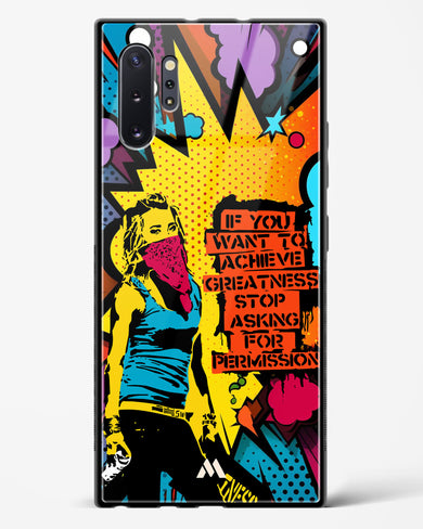 Stop Asking Permission Glass Case Phone Cover (Samsung)