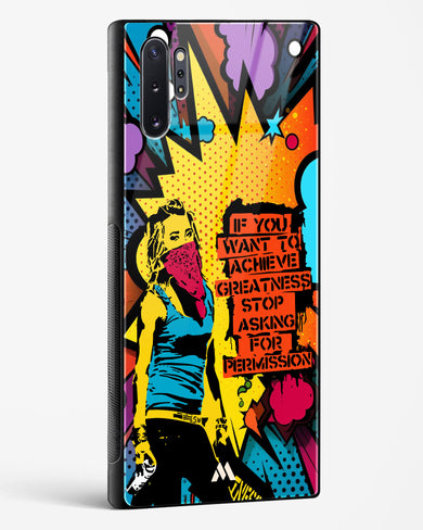 Stop Asking Permission Glass Case Phone Cover (Samsung)