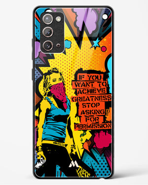 Stop Asking Permission Glass Case Phone Cover (Samsung)