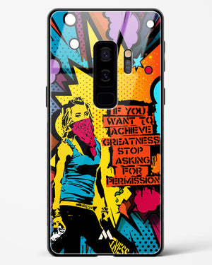 Stop Asking Permission Glass Case Phone Cover (Samsung)