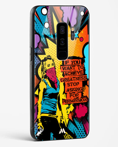 Stop Asking Permission Glass Case Phone Cover (Samsung)