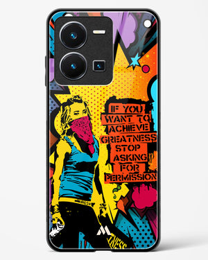 Stop Asking Permission Glass Case Phone Cover (Vivo)