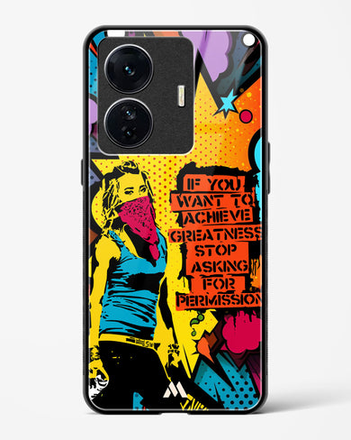 Stop Asking Permission Glass Case Phone Cover (Vivo)