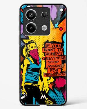 Stop Asking Permission Glass Case Phone Cover (Xiaomi)