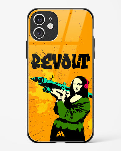 When Mona Lisa Revolts Glass Case Phone Cover-(Apple)