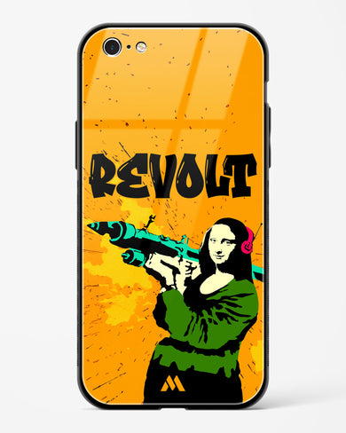 When Mona Lisa Revolts Glass Case Phone Cover-(Apple)