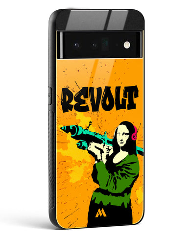 When Mona Lisa Revolts Glass Case Phone Cover (Google)