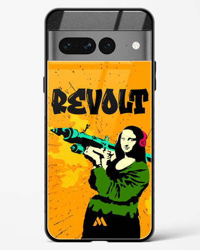 When Mona Lisa Revolts Glass Case Phone Cover (Google)