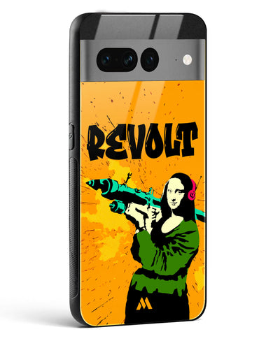 When Mona Lisa Revolts Glass Case Phone Cover (Google)