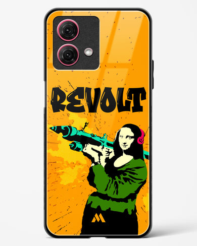 When Mona Lisa Revolts Glass Case Phone Cover (Motorola)