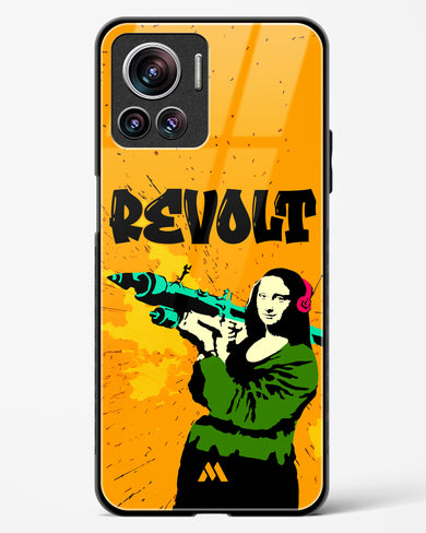 When Mona Lisa Revolts Glass Case Phone Cover (Motorola)