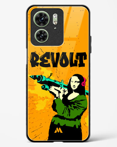 When Mona Lisa Revolts Glass Case Phone Cover (Motorola)