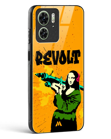 When Mona Lisa Revolts Glass Case Phone Cover (Motorola)