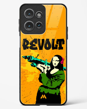 When Mona Lisa Revolts Glass Case Phone Cover (Motorola)