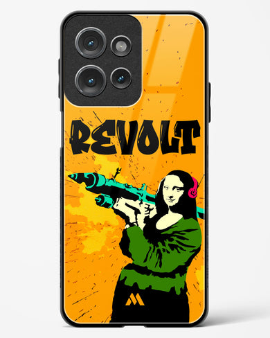 When Mona Lisa Revolts Glass Case Phone Cover (Motorola)