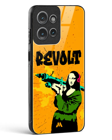 When Mona Lisa Revolts Glass Case Phone Cover (Motorola)