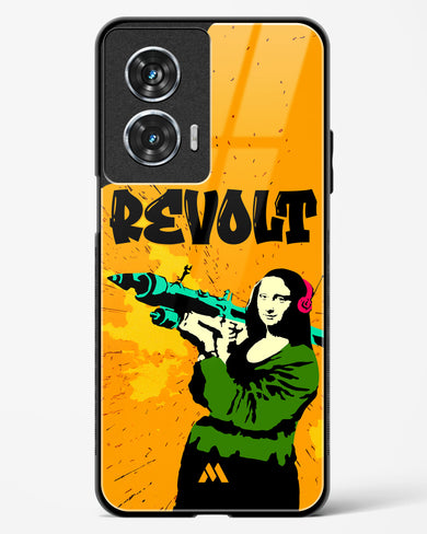 When Mona Lisa Revolts Glass Case Phone Cover (Motorola)