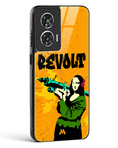 When Mona Lisa Revolts Glass Case Phone Cover (Motorola)