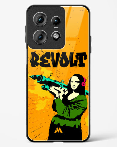 When Mona Lisa Revolts Glass Case Phone Cover (Motorola)
