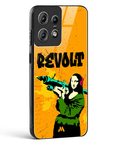 When Mona Lisa Revolts Glass Case Phone Cover (Motorola)