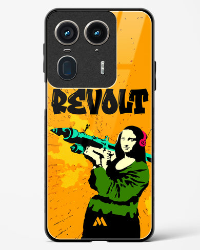 When Mona Lisa Revolts Glass Case Phone Cover (Motorola)