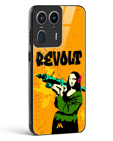 When Mona Lisa Revolts Glass Case Phone Cover (Motorola)