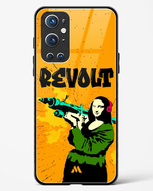 When Mona Lisa Revolts Glass Case Phone Cover-(OnePlus)