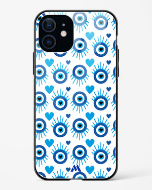 Eye Heart Embrace Glass Case Phone Cover (Apple)