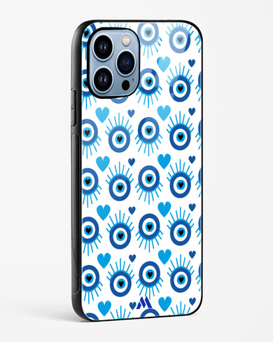 Eye Heart Embrace Glass Case Phone Cover (Apple)