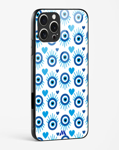 Eye Heart Embrace Glass Case Phone Cover (Apple)