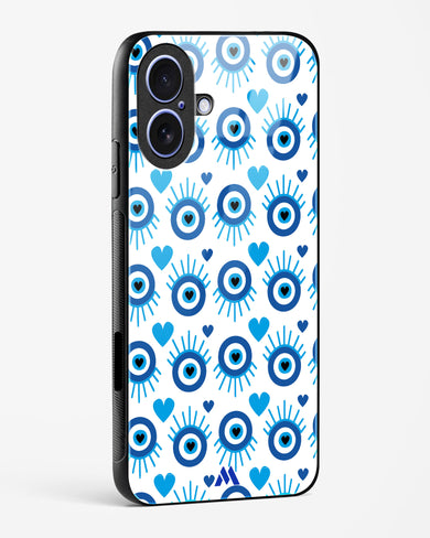 Eye Heart Embrace Glass Case Phone Cover (Apple)